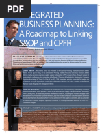 # (Article) Integrated Business Planning - A Roadmap To Linking S&OP and CPFR (2011)