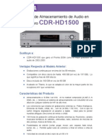 Ficha CDR HD1500