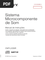 Sistema Microcomponente de Som: Manual de Instruções