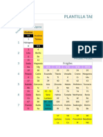 Plantilla Tabla Periodica Hoja Calculo