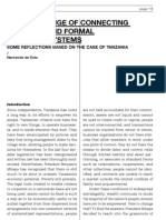 de Soto - The Challenge of Connecting Informal and Formal Property Systems Some Reflections Based On The Case of Tanzania