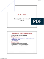 Packed BCD: Function 10 - MS/DOS Read String