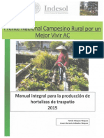 Manual Integral para La Producción de Hortalizas de Traspatio