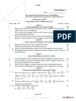 Total Pages: 2: Answer All Questions, Each Carries 3 Marks