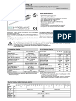 Wra-A: Contactless Magnetostrictive Linear Position Transducer (Analog Output)