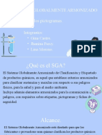 El Sistema Globalmente Armonizado (Sga) Significado de Los Pictogramas