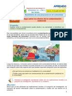 Actividad 2 - Dia 4 - s14 - Exp 5 - Ciencia - Efectos de La Contaminacion - 15-07-21