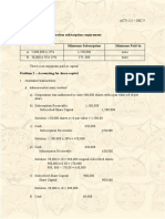 Problem 1 - Pre-Incorporation Subscription Requirement Minimum Subscription Minimum Paid-In