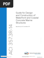 357.3r 14 Guide For Design and Construction of Waterfront and Coastal Concrete Marine Structures