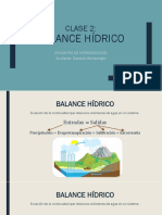 Balance Hídrico