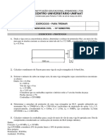 7MA2010D-Lista de Exercicios - Concreto Protendido-2021