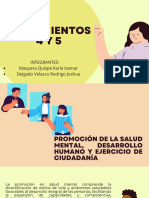 Promoción de La Salud Mental, Desarrollo Humano y Ejercicio de Ciudadanía