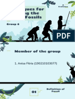 Techniques For Knowing The Age of Fossils: D Evolution