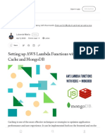 Setting Up AWS Lambda Functions With Redis Cache and MongoDB - by Lukonde Mwila - The Startup - Medium