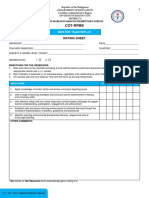 COT RPMS Rating Sheet For MT I IV For SY 2021 2022 in The Time of COVID 19