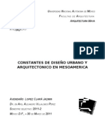 Constantes de Diseño Urbano y Arquitectonico en Mesoamerica