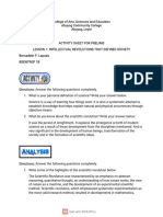 Lesson1 Activity Sheet-Scientific Revolution