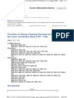 REHS2516-11 Procedure To Measure Bearing Movement in The Upper and The Lower Articulation Hitch