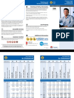 Ticketing & Prepay Information Timetable Use