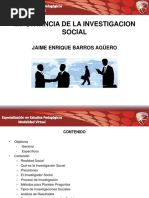 Importancia de La Investigacion Social