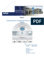 Implementation of Automata Theory in Database Engine