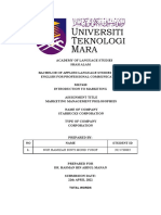 Marketing MKT410 Individual Assignment