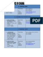 List of Banks - June 2009