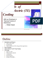 Essentials of Thermoelectric Cooling