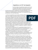 La CGT de Los Argentinos y La CGT de Azopardo