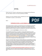 Tutorial ( (Formularios) ) HTML