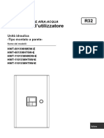 Manuale Dell'utilizzatore: Pompa Di Calore Aria-Acqua