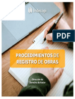 Procedimiento Registro Obra