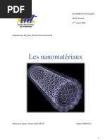 Nanomateriaux Rapport