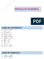 Fundamentals in ALGEBRA