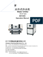 Water Cooled Chiller Manual