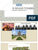 Qutub Shahi Tombs: Building Construction - V