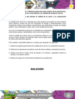 Determinar Los Factores Que Afectan La Calidad de La Carne y Su Composición Química