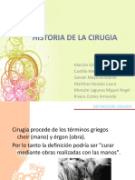 Historia de La Cirugia