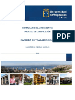 Formulario de Antecedentes Trabajo Social Sección a-B-C-D (Actualizado)