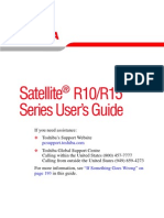 Satellite: R10/R15 Series User's Guide