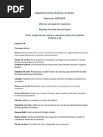 Capitulo 29, 30, 31 y 32 Principio de Economia