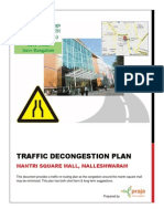 Mantri Mall Traffic Decongestion Plan - Initial Draft