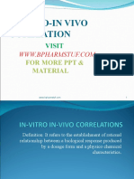 In Vitro in Vivo Correlation 4