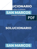 San Marcos Solucionario Domingo 13 Marzo