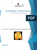 Aula Cinesiologia e Biomecanica