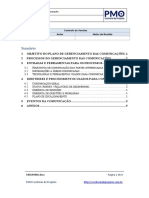 Plano de Gerenciamento Das Comunicacoes