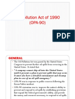 9 Oil Pollution Act of 1990