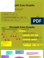 Straight Line Graphs Final