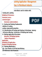 2-Workshop Main Topics.: - Definition of Corrosion - Corrosion Losses - Corrosion Types - Corrosion Control Methods