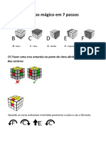 Cubo Mágico em 7 Passos